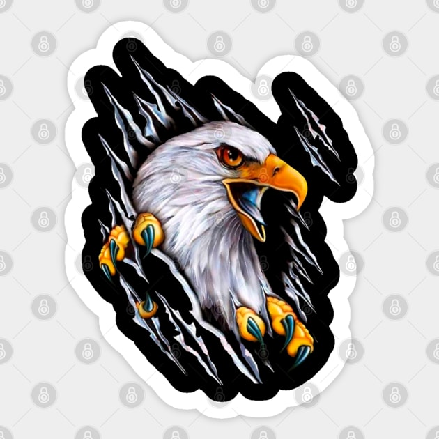 HD MOTORCYCLE RIDER - EAGLE RIDER Sticker by Pannolinno